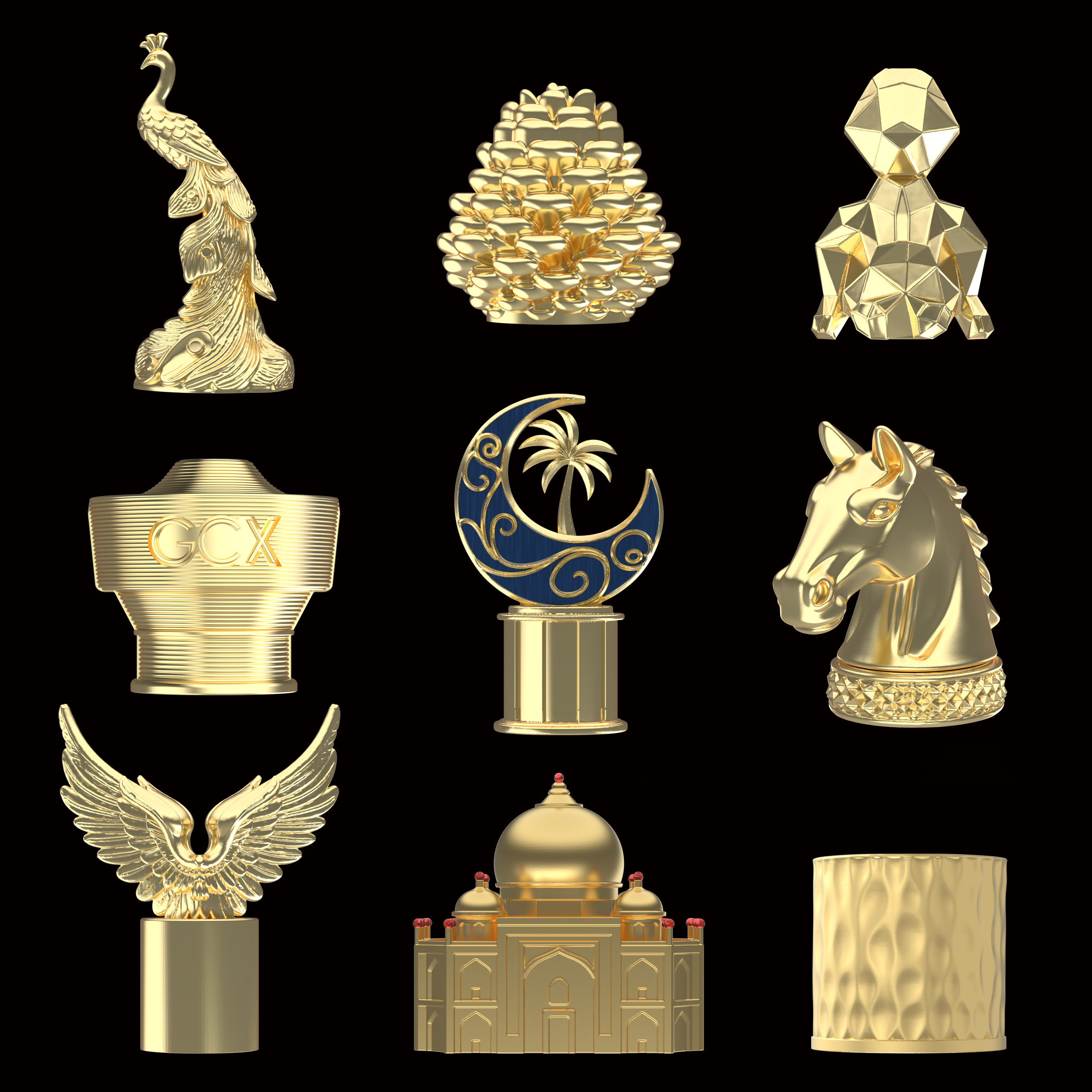 Une variété de styles