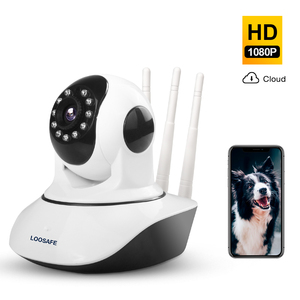 Loosafe 1080P摄像头Ip Wifi智能家居无线P2p Wifi凸轮Ip Cctv摄像头高清夜版 - Product Image 1
