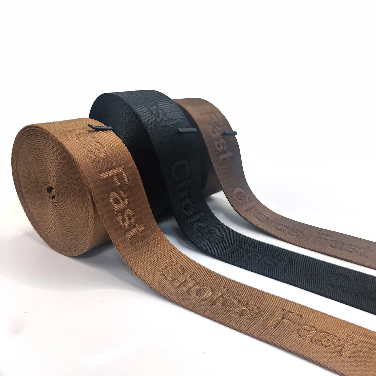 lettered jacquard nylon webbing tape customised handbag straps with logo 25mm jacquard webbing jacquard webbing for bag strap