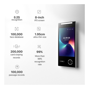Feocey FCV4906 Android11 Gesichts erkennung Zugangs kontroll system Scanner Wasserdichtes und wetterfestes Bewegungs erkennungs gesichts gerät - Product Image 2