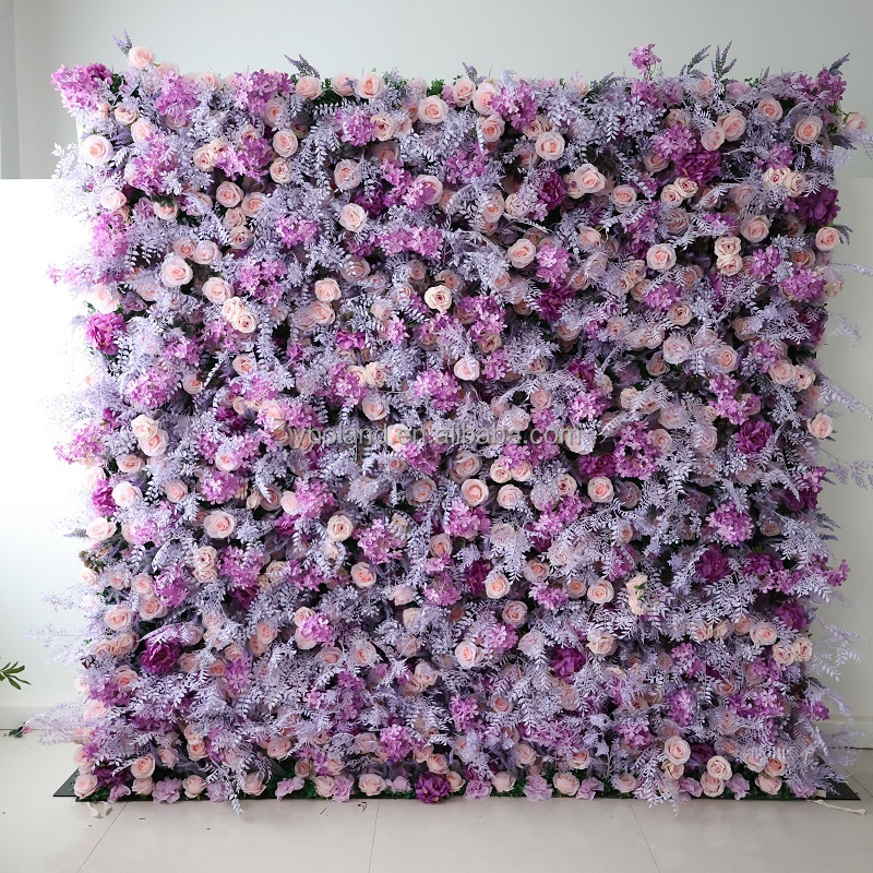 7# Muro di fiori viola