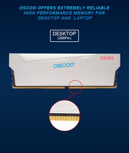 DDR5 Radiantx RGB memoria prezzo di fabbrica DDR memoria 1.35v DDR5 radiatore RAM 5200mhz/5600MHZ/6000MHZ a bassa latenza desktop - Product Image 6