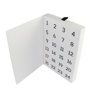 Groothandel noel Advent Kalender pembe kirpiklere Marvel doldurun kendi Mini noel numaraları çıkartmalar kart Advent takvimi mücevher kutusu - Product Image 2