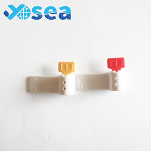 Chất lượng cao <span class=keywords><strong>Pad</strong></span> khóa an ninh mét con dấu với mã vạch nhựa với móc không gỉ an toàn mét con dấu - Product Image 2