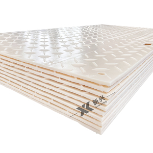 HDPE zemin koruma kompozit Bog Mat 4x8 plastik Portafloor geçici yol paneli kurulu 18-20mm kalınlığı UV ışık için - Product Image 3