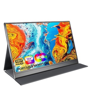 Monitor portátil OEM 15,6 "FHD IPS USB Tipo-C Pantalla de computadora externa Segundo Monitor ultra delgado para computadora portátil PS4 - Product Image 1