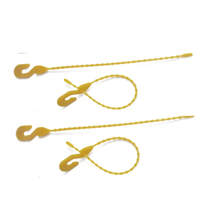 ตะขอเกี่ยวสายไฟแบบห่วงพลาสติกสำหรับมัดสายไฟสีเหลือง - Product Image 2