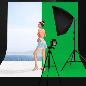 3x2M Photography Backdrop White Green Screen Backdrops Studio Video Film <strong>Photo</strong> Shoot Backgrounds - Product Image 3
