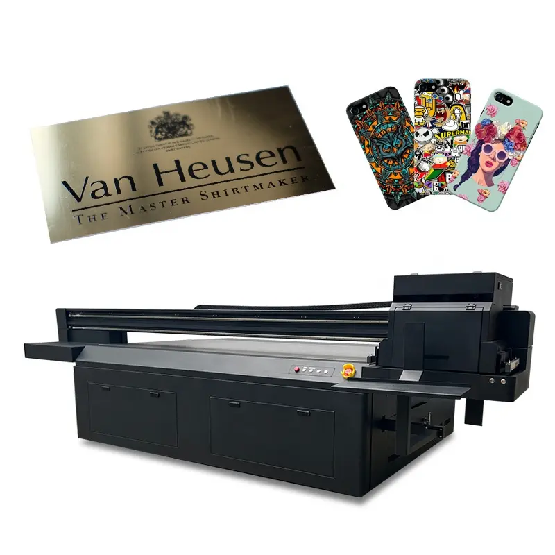 Impresora uv plana G5 G6 I3200 cabezal de impresión Industrial Cerámica vidrio madera digital UV impresora 2513