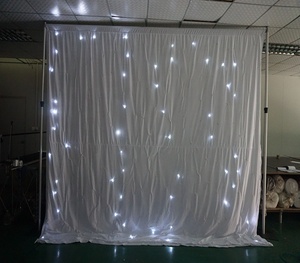 DMX Control LED Stern vorhang RGB Stern Stoff für Hochzeit Stage Show Church - Product Image 1