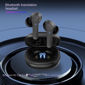 B11 OLED Bluetooth Wireless Headset Multi-<strong>Language</strong> Smart Binaural Chinese-English Translator Simultaneous Translation Machine