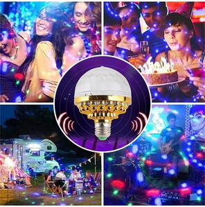 ไฟเวที RGB LED ลูกบอลมหัศจรรย์สีสันสดใสสำหรับให้แสงสว่างสร้างบรรยากาศ IP65 KTV งานเลี้ยงงานแต่งงานและกิจกรรมทางสังคมฟลอร์เต้นรำ - Product Image 4
