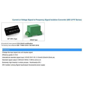 Módulo transmisor de señal de 0-5kHz de alta calidad Control de velocidad de salida programable para controladores dedicados PLC de Control Industrial