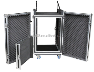 12u Space 16U Audio <strong>Amp</strong> Rack case <strong>Mixer</strong> Top Mount Flight case for Sound System - Product Image 5