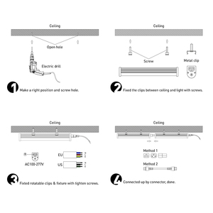 小型T5LEDチューブライト30cm3ft 300mm 5000k新しいLEDリニアキャビネットライトT5SMDLEDリニアシームレス接続LEDチューブ - Product Image 5