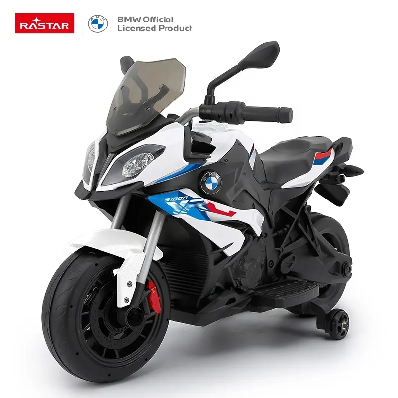 Rastar Toys Plastic Kids Ride on BMW Motocicleta eléctrica con licencia/motobike para niños de 3 a 8 años Niños Blanco 12V 7AH