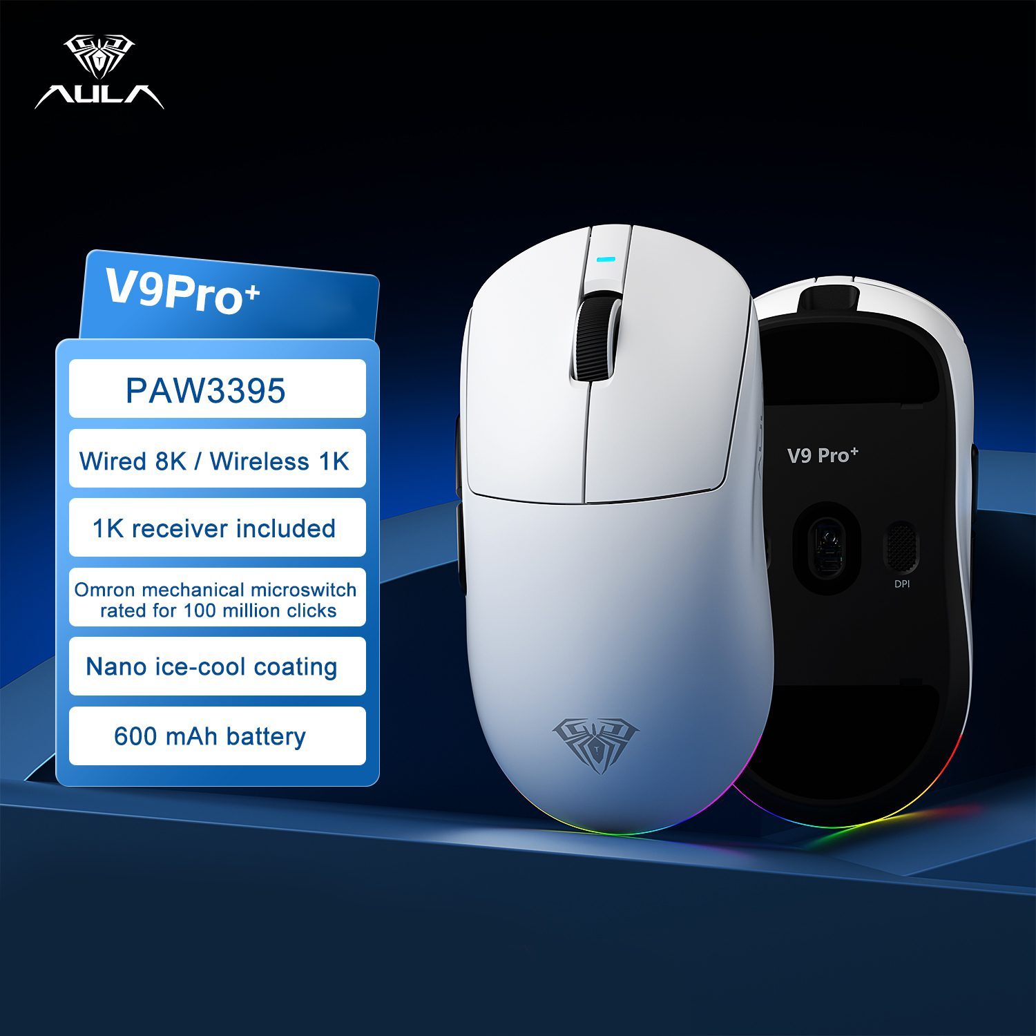 V9 Pro +/Blanc