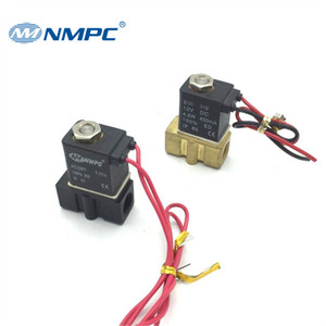 2 yollu vana 1/4 ''1/8'' Port boyutu AC220V DC24V DC12V 2/2 yollu 2P025-08 pnömatik Solenoid Mini vana - Product Image 2