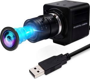 ELP 260fps fotocamera USB Zoom ottico Webcam, 2mp FHD 1080P Varifocal Webcam obiettivo Zoom manuale, Raspberry Pi Mac USB Web Cam