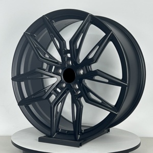 Jantes en alliage de voiture de tourisme personnalisées 15-24 pouces 5x114.3 5x112 Jantes de course noires légères pour Audi BMW F30 E90 E60 F10 E46 - Product Image 1