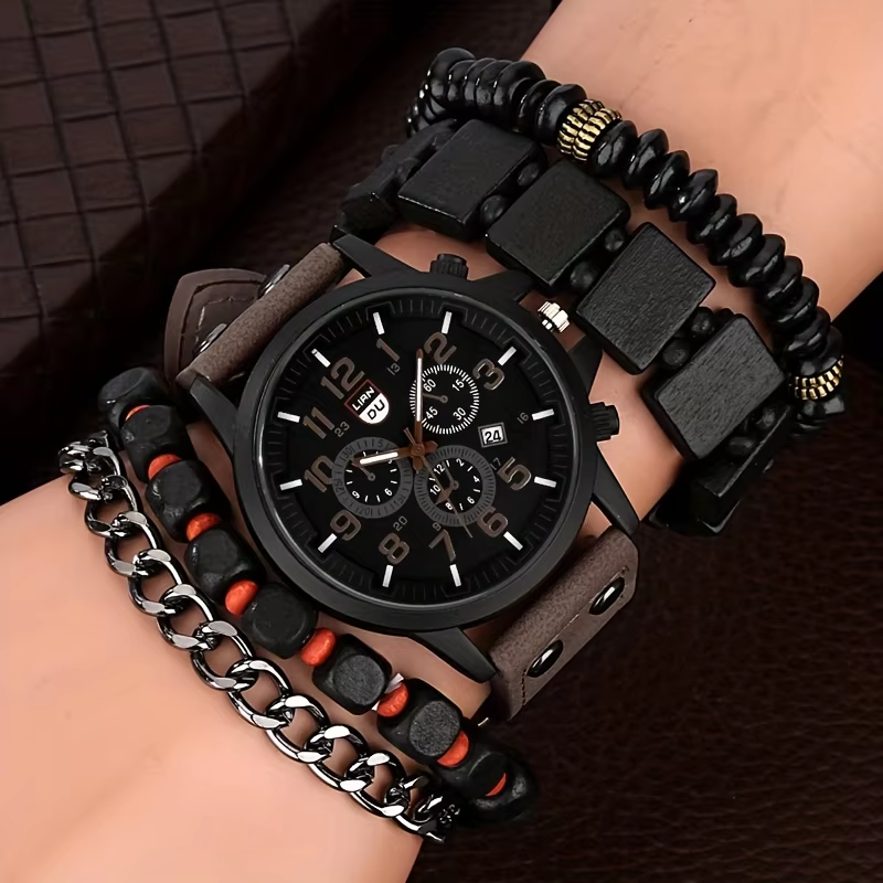 Montre + bracelet café (sans boîte)
