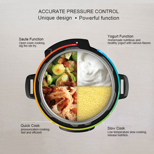 Smart Schnell kochtopf 10 Koch funktionen 18 Funktionen Joghurt-Presets Zeiten geführte Rezepte Reis & langsamer elektrischer Multi kocher 6 Qt