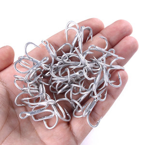ตะขอระดับสูงแข็งแรง4เท่าเหยื่อตกปลาสามแฉกขนาดต่างๆติดต่อฉันได้เลย - Product Image 1