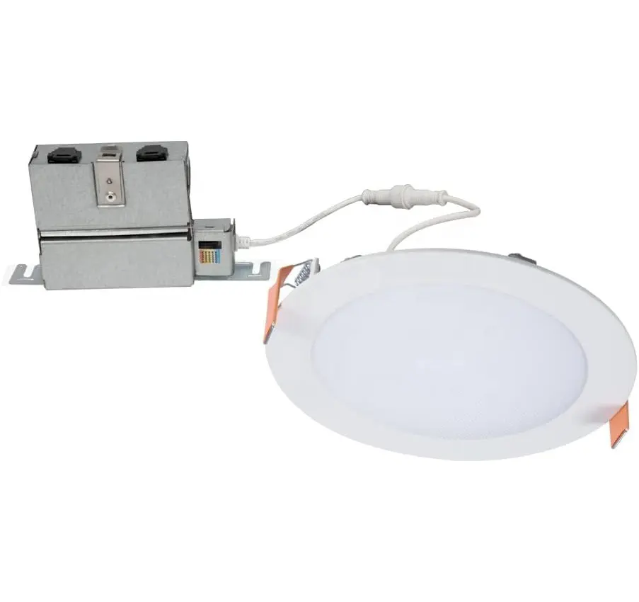 Madisan Techo LED Empotrable de 6 pulgadas, Luz de Disco de Ducha-Sin Cann Ultra Thin, Seleccionable por el Downlight-5CCT