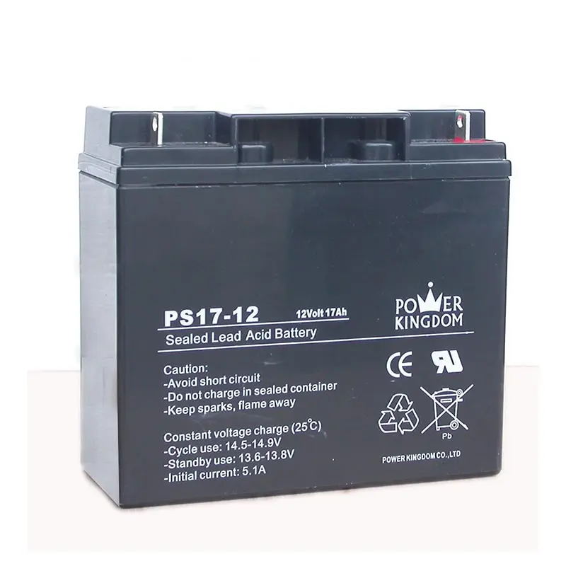Điện Vương Quốc PS17-12 12V 17ah 20hr VRLA pin có thể sạc lại lưu trữ pin 12V pin