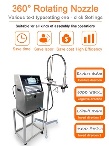 Single Color Automatic CIJ Inkjet Printer Industrial Flatbed <strong>Design</strong> for Cards Flex for Continuous Digital <strong>Coding</strong> - Product Image 5