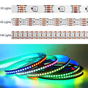 5V WS2813 Adressierbares Doppels ignal 30/60/144 Pixel Wasserdichtes, individuell programmier bares Smart LED RGB Pixel Strip Light für zu Hause - Product Image 5