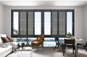 Guangdong Foshan Aluminum Sliding Doors and Glass <strong>windows</strong> Full Size Glass With Low Price and High Quality <strong>Window</strong> and Door