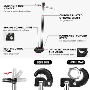 11 "lưu vực cờ lê chìm cờ lê có thể điều chỉnh tap Nut cờ lê lưu vực cờ lê - Product Image 2