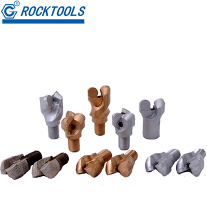 Broca PDC 102mm API 2 3/8 Reg Diamond Composite Three Wing Arc Angle Drill Bit Perforación sin núcleo