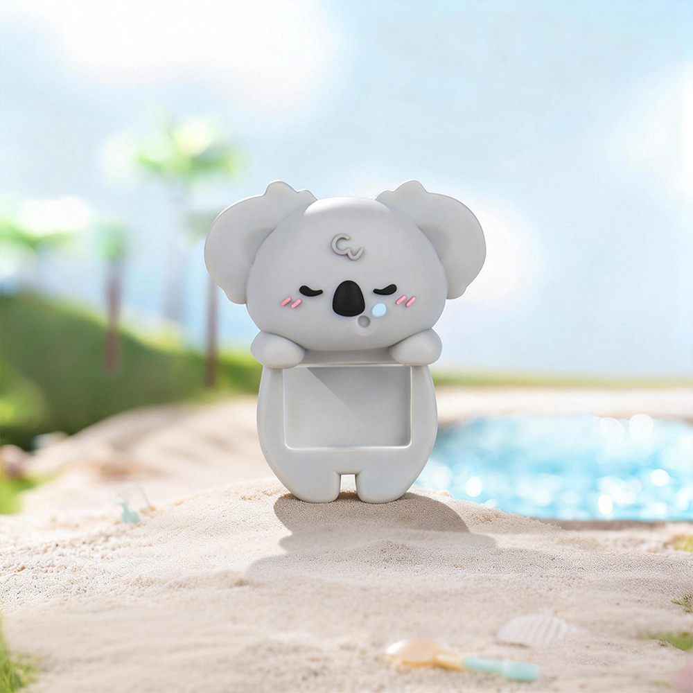 Mini figuras decorativas de koala gris