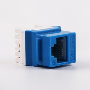 Componentes de conexión estandarizados para cableado de red, adaptado a Gigabit Ethernet CAT6 UTP Keystone Jack