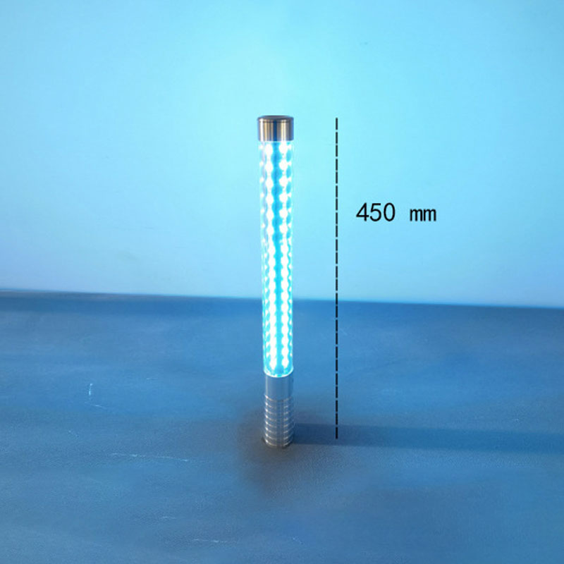 45 cm - Alliage d'aluminium - Lumière bleu glacier