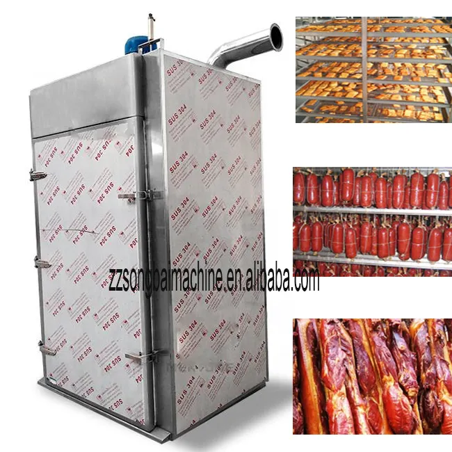 Fumoir à poisson en acier inoxydable, Machine à fumer la viande, le Bacon et les saucisses