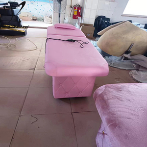 Kingshadow meja pijat elektrik, tempat tidur Salon kecantikan, merah muda, pijat, getah wajah mewah - Product Image 2