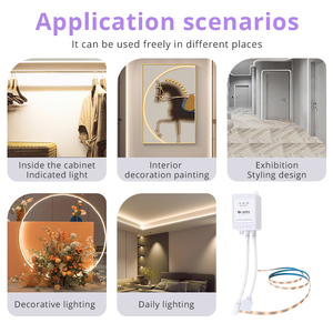 Zemismart için 6 Pin RGB CCT ışık şeridi denetleyicisi ile Homekit Hub Alexa Google ev Tuya Zigbee LED şerit denetleyici - Product Image 5