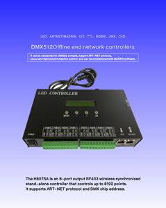 DMX512LED Lighting <strong>Controller</strong> Model H807SA, Support Programming Control.