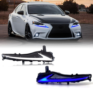 Hcmotionz ไฟตัดหมอกหน้า LED DRL แบบไดนามิกสัญญาณไฟเลี้ยวสำหรับ2013-2016 IS250 IS350ตามลำดับเล็กซัสใหม่ - Product Image 2