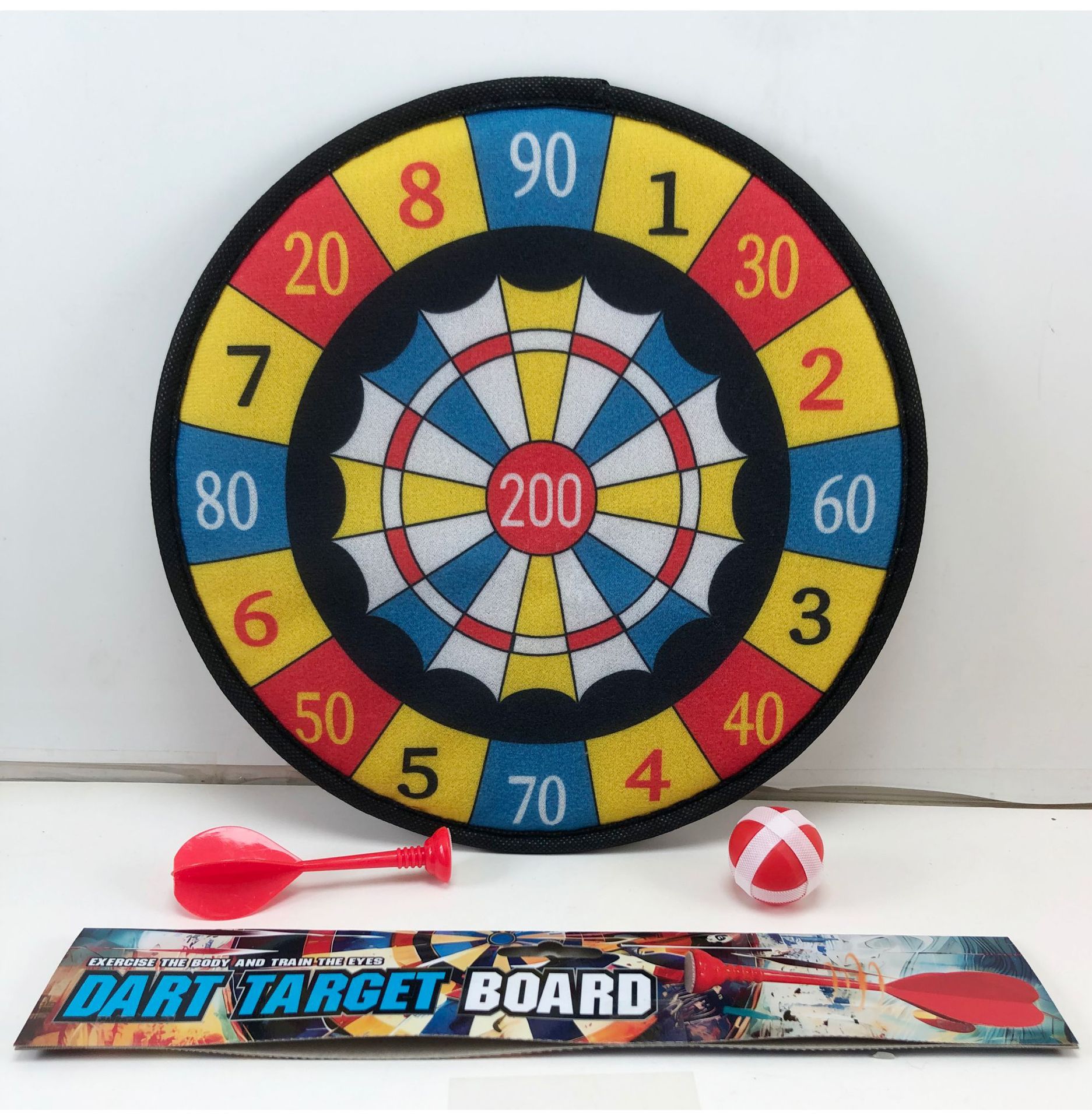 028-5 objetivo 28cm 1 bola 1 dardo-embalaje 240