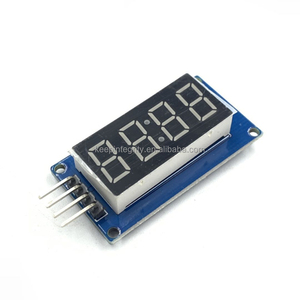 Neues 4-stelliges Display 0,36 Zoll einstellbare LED-Helligkeit Uhrpunkt-Bausteine LCD-Digitalröhren-Anzeige modul TM1637 - Product Image 2