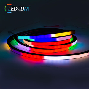 ไฟนีออน LED ซิลิโคนกลางแจ้ง IP67พิกเซล RGB RGB DC24V DMX512เปลี่ยนสีมหัศจรรย์ไฟนีออนดิจิตอลเปลี่ยนสีได้ - Product Image 4