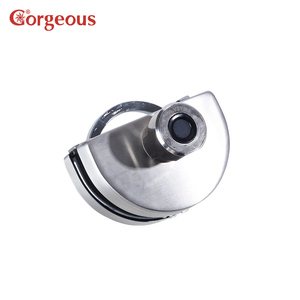 Hole-free Double Sided Open Wifi Remote Control Smart <strong>Blue</strong>-tooth <strong>Key</strong> Fingerprint Tempered Glass Rotary Knob Smart Door <strong>Lock</strong> - Product Image 1
