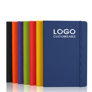 Wholesale Custom A5 <strong>Elastic</strong> Strap Pu Journal Diary <strong>Notebook</strong> <strong>Printed</strong> Brand Logo Diary Notepad Note Book PU Leather <strong>Notebook</strong> - Product Image 1