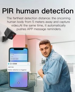 新款OKAM PRO 4g IP摄像机3MP电池安全IP摄像机PIR检测夜视无线Wifi迷你4G sim卡闭路电视摄像机 - Product Image 3