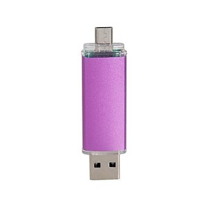 AiAude OEM 2 in 1 otg usb flash sürücü Metal OTG USB Flash sürücü s 64GB 128GB 256g U Disk 16GB 32GB iş kurumsal hediye için - Product Image 4
