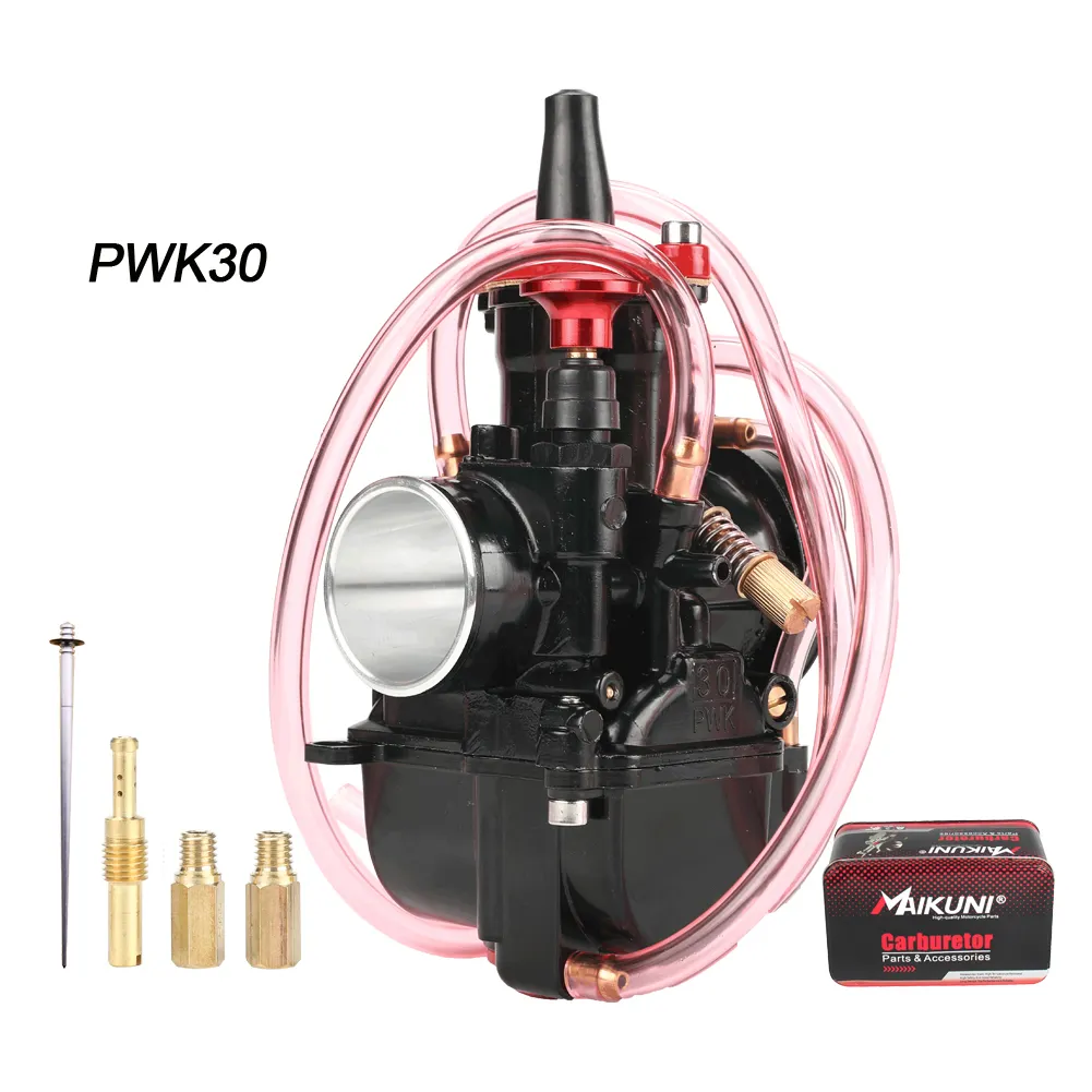RTS Universal PWK 21 24 26 28 30 32 34 2T 4T Motorcycle Carburetor With Power Jet For ATV